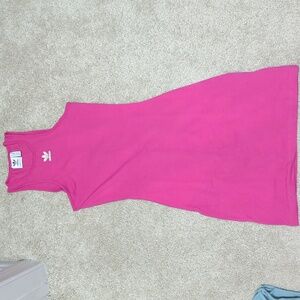 Adidas Hot Pink/Real Magenta tube dress Size XS